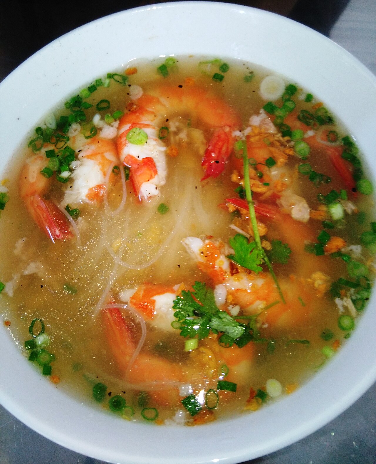 Tô hủ tiếu Nam Vang tôm nóng hổi